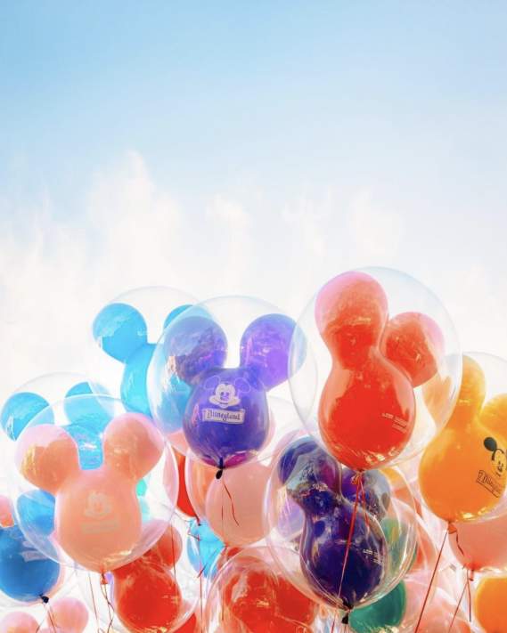 Balloons at Disneyland Park