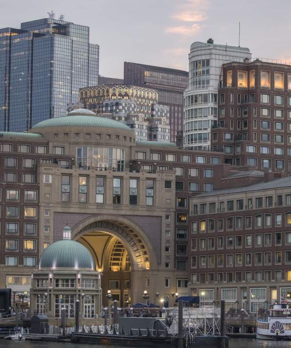 View of the Boston Harbor Hotel