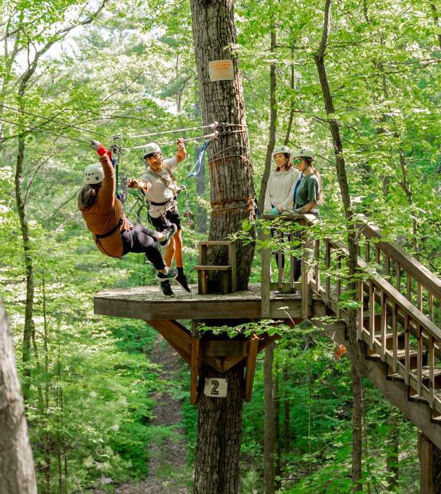 Ziplining with Bear Mountain Ziplines
