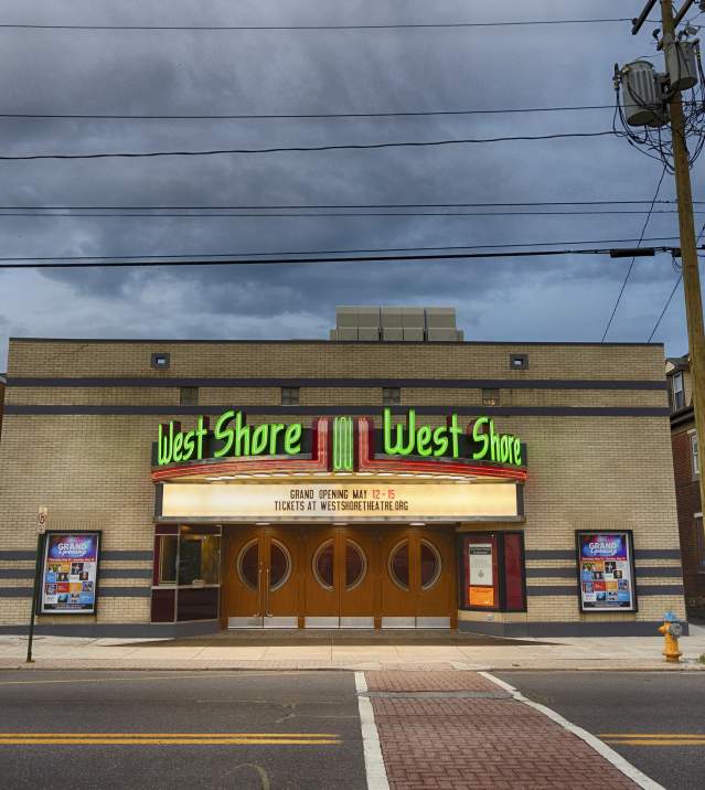 Front exterior of the West Shore Theatre