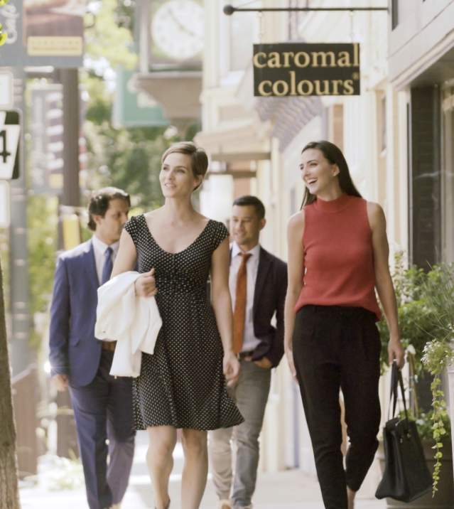 Business People Waling in Downtown Mechanicsburg