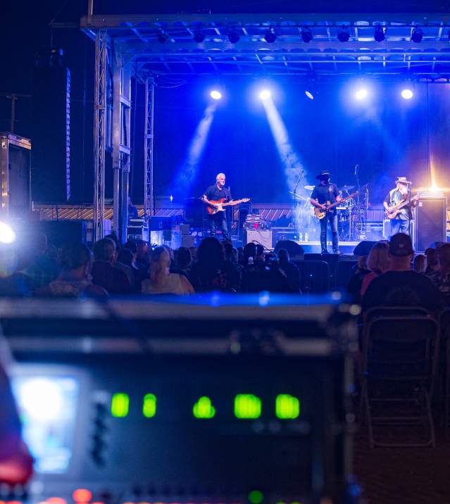 A Band on stage in Page Valley