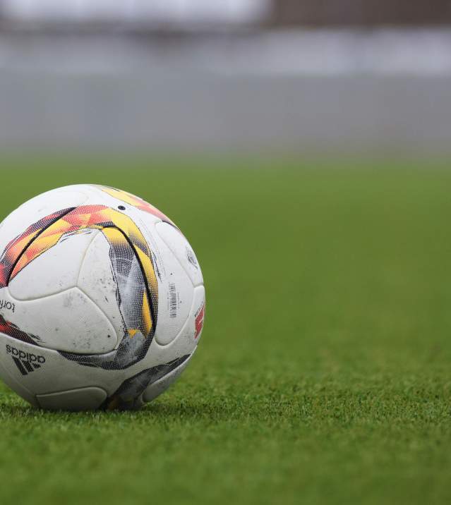 Soccer ball on field