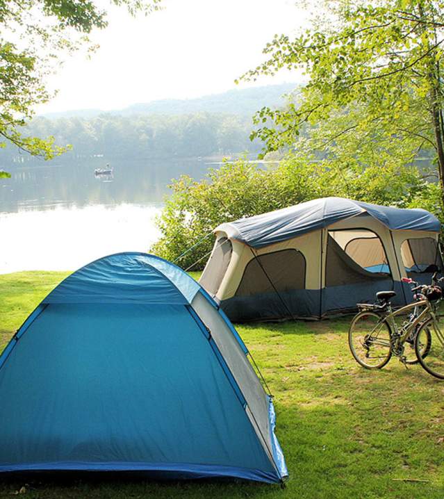 Take in the fresh air on a Pocono camping trip!