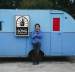 Walker Lukens with Song Confessional trailer in austin texas