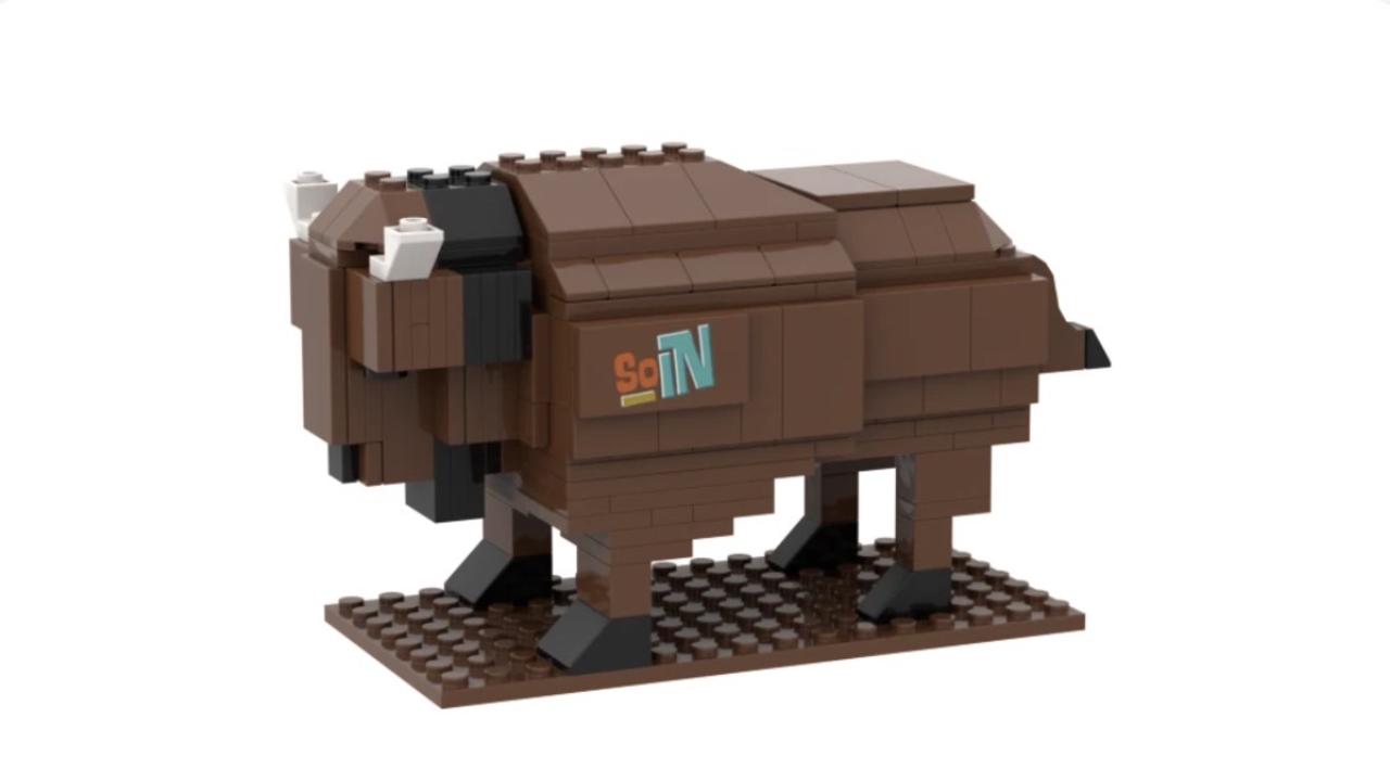 Billie the Bison Building Block Set