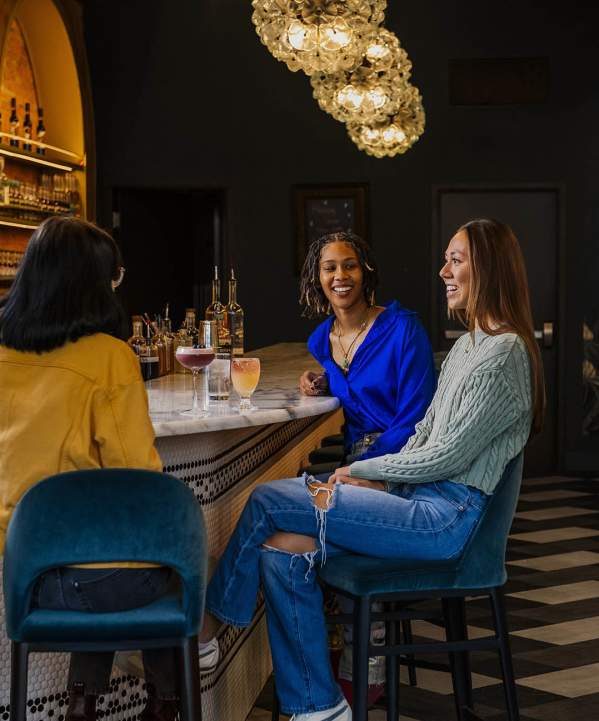 Three women at Ypsi Cocktail Club