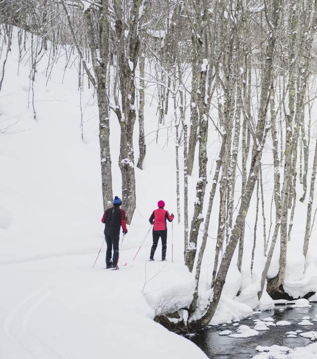 XCSki in Nara Across River