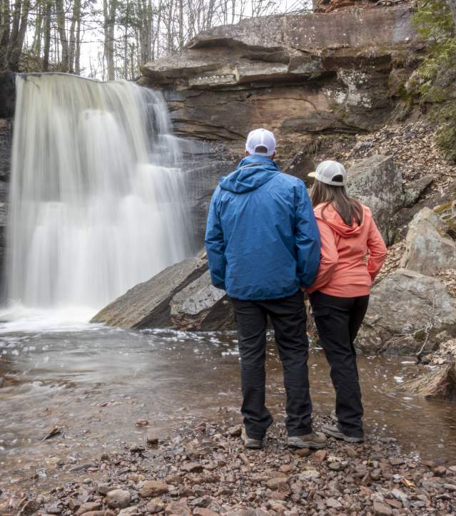 Hungarian Falls Spring Couple