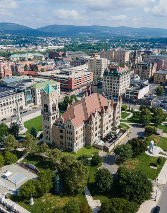 Courthouse Square in Downtown Scranton, PA