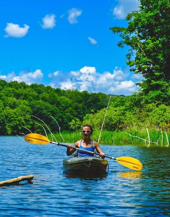 Kayaking at Lackawanna State Park