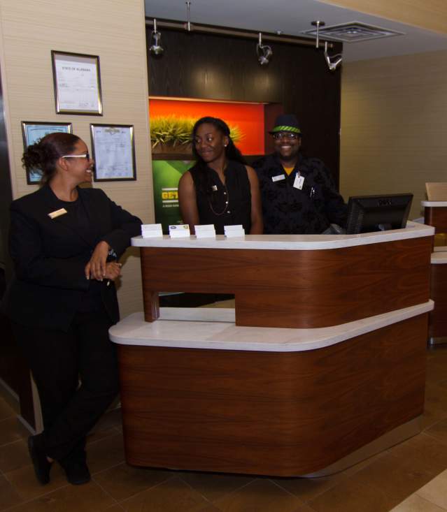 Front Desk - Courtyard by Marriot; Decatur, AL