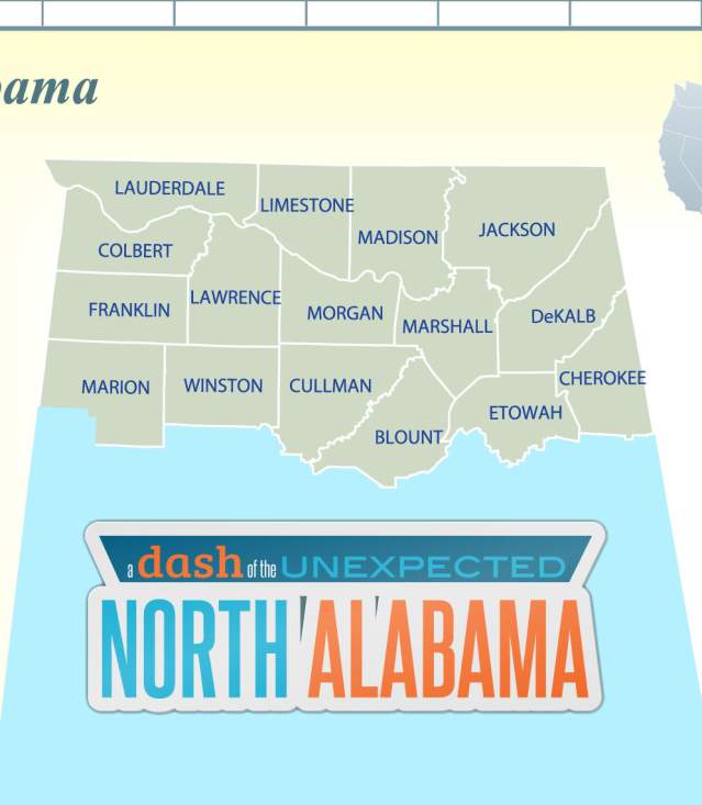 North Alabama Map