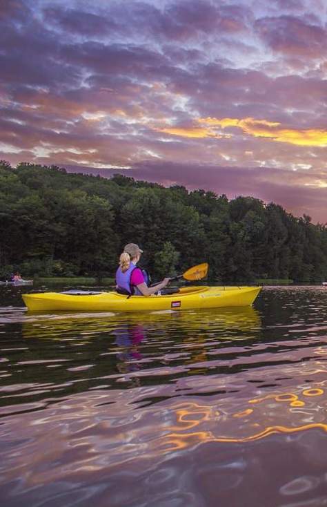 Kayaking at Lackawanna State Park