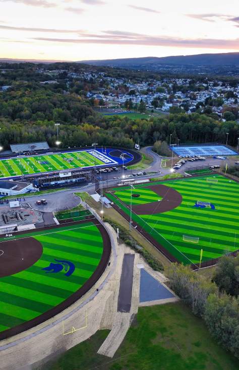 Mid Valley Stadium 2023 Access Aerial 403 LCVB