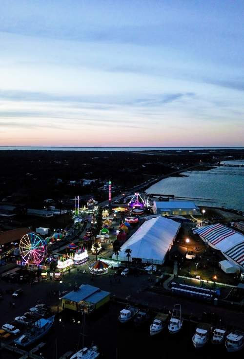 Oysterfest Aerial