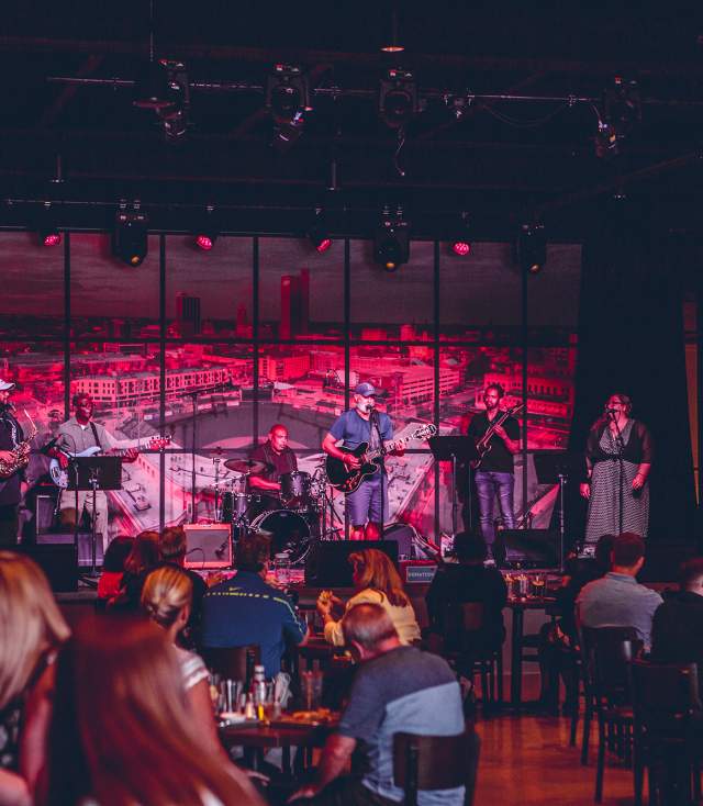 Live music at the Club Room at the Clyde Theatre in Fort Wayne