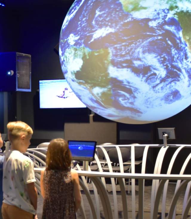 Science Central's Science on a Sphere Exhibit - Fort Wayne, Indiana