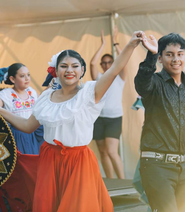 Hispanic Dancers at Three Rivers Festival International Village