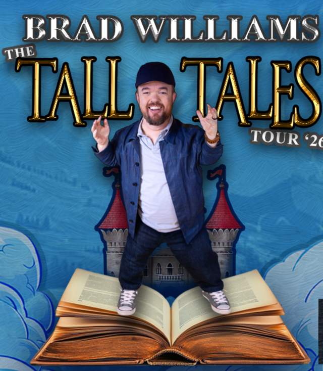 Brad Williams - The Tall Tales Tour will come to the Embassy Theatre in Fort Wayne on October 15, 2026