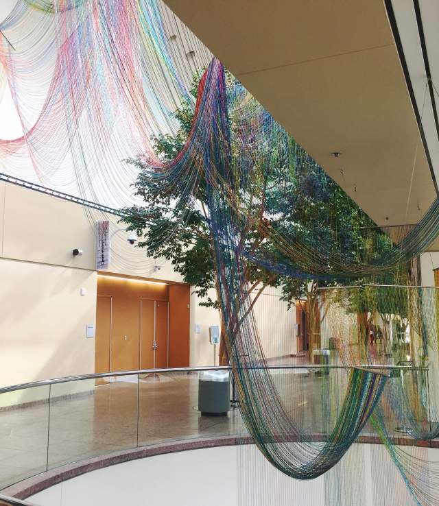 Beaded Curtain Over Lobby