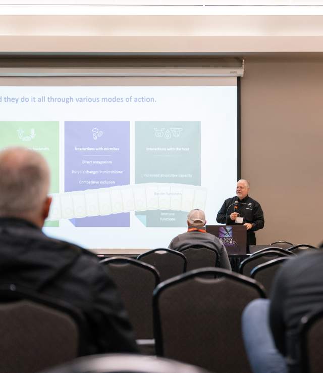Attendees Viewing a Projected Presentation