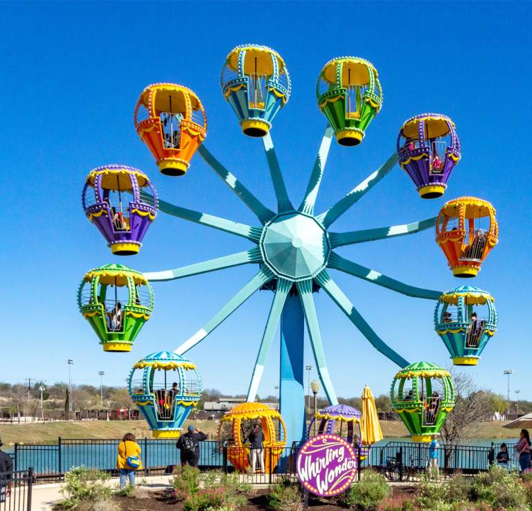 Whirling Wonder Ferris Wheel at Morgan's Wonderland in San Antonio Texas