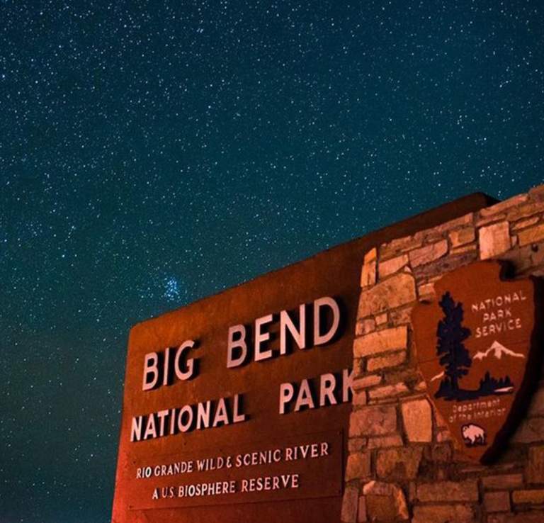 Big Bend National Park Signage