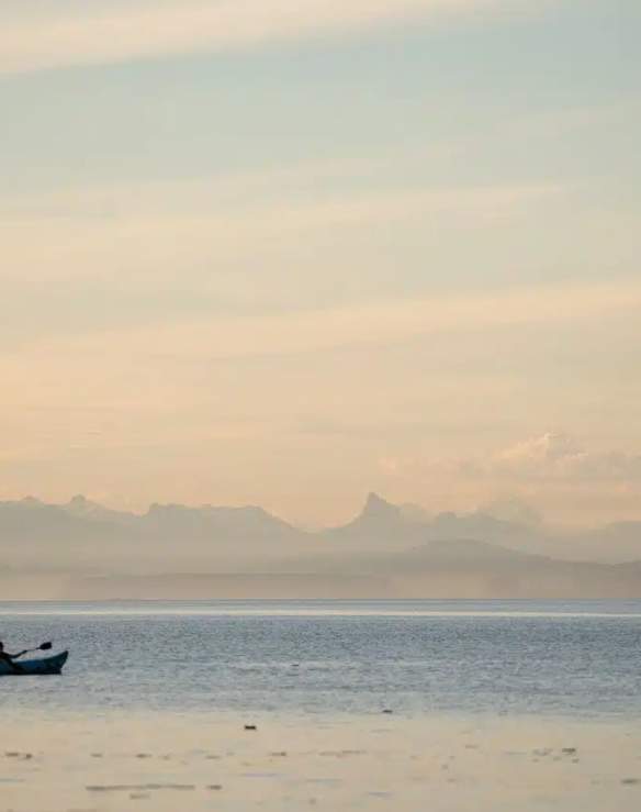 People boating on the water.