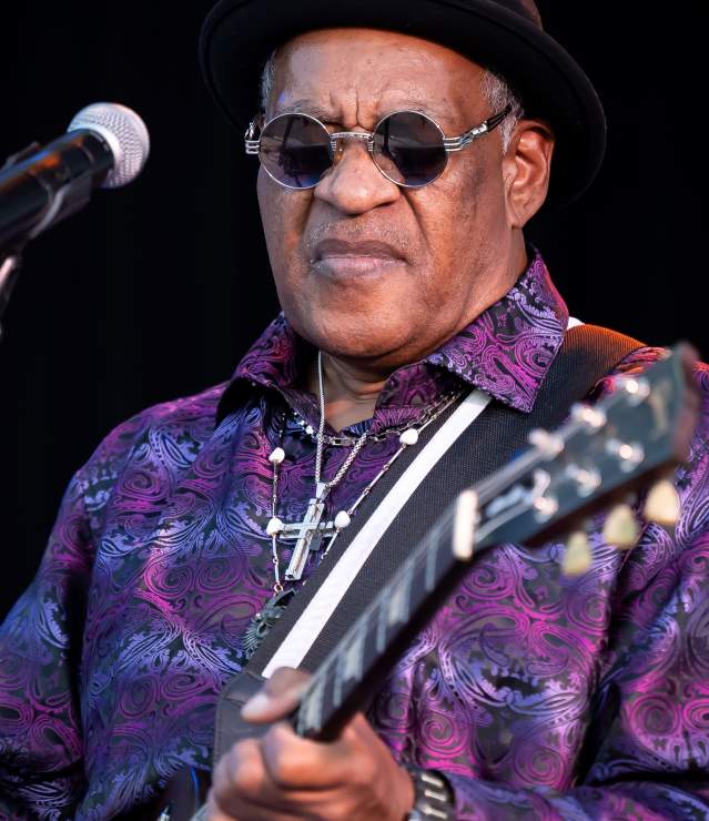 Guitar player at Woodbury Days