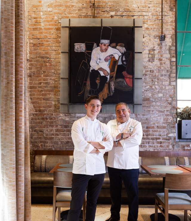 Emeril and E.J. Lagasse