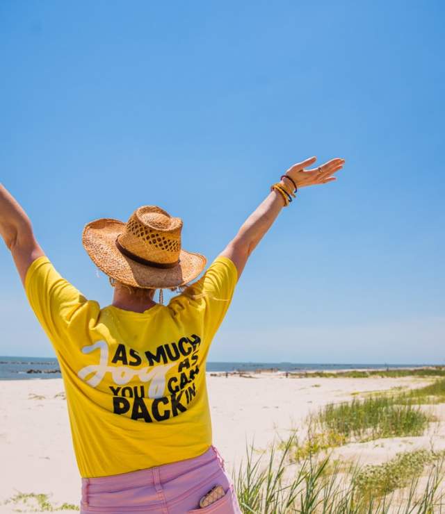 as much joy as you can pack in at the beach