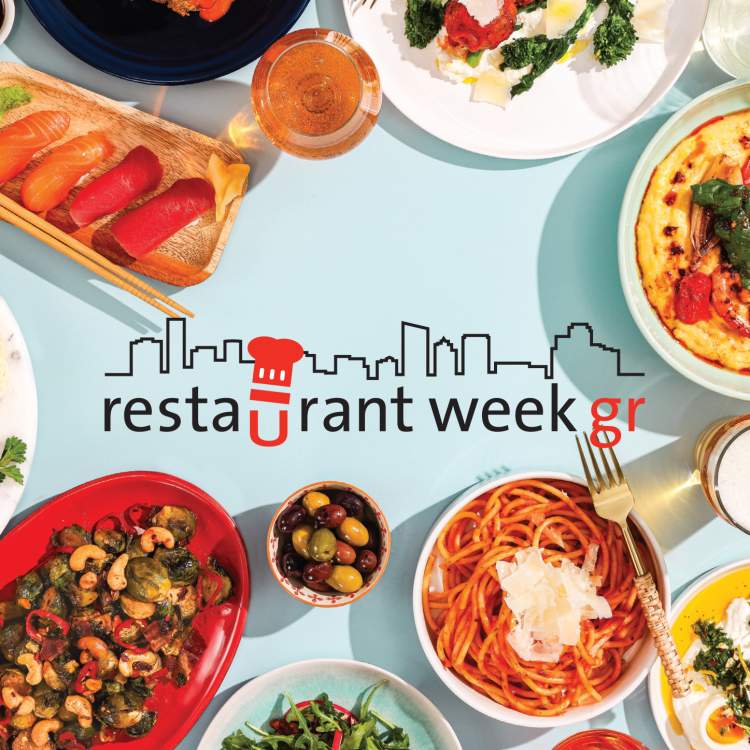 Restaurant Week GR image with logo