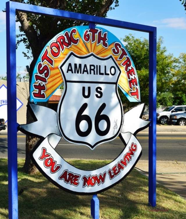historic route 66 in amarillo