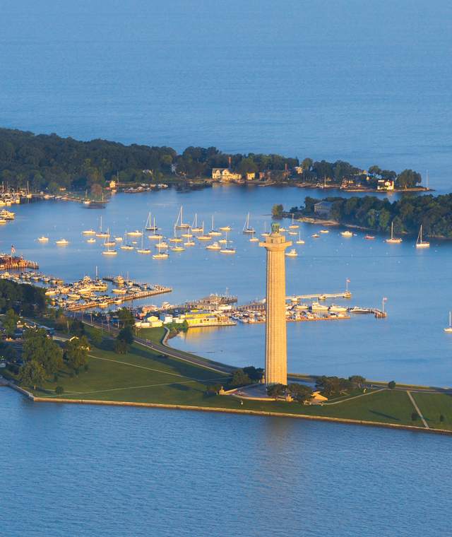 Put-in-Bay Sunset Aerial