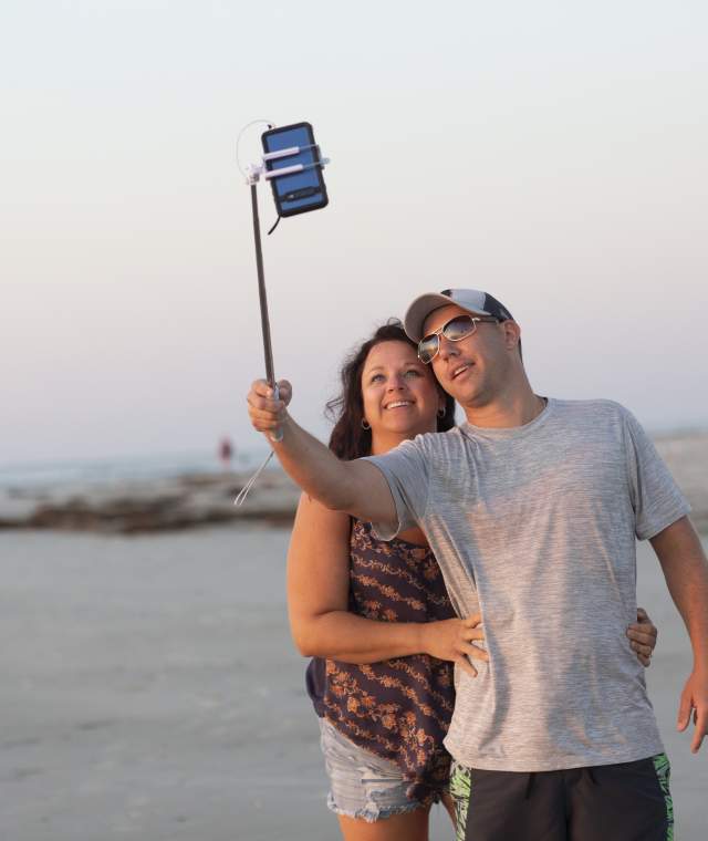 Selfie on the beach