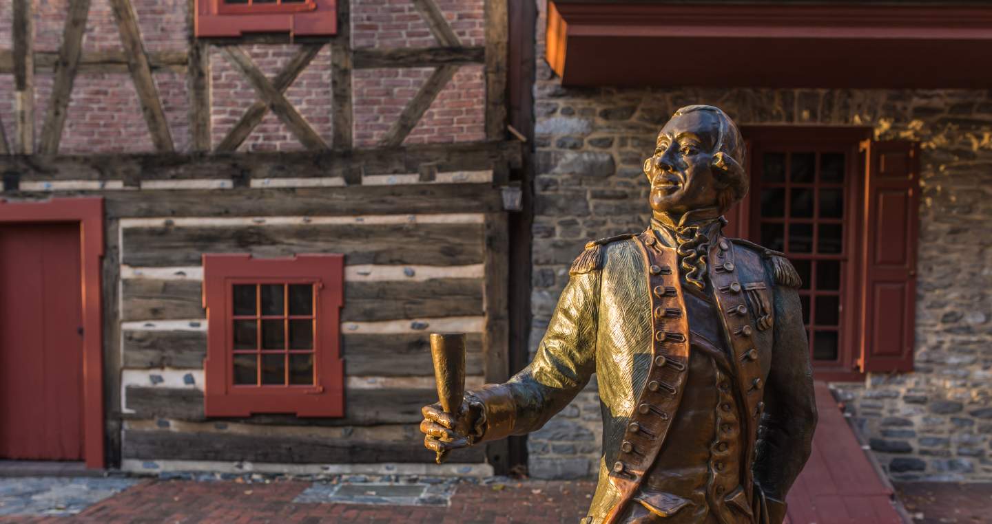Statue of Gen. Marquis de Lafayette