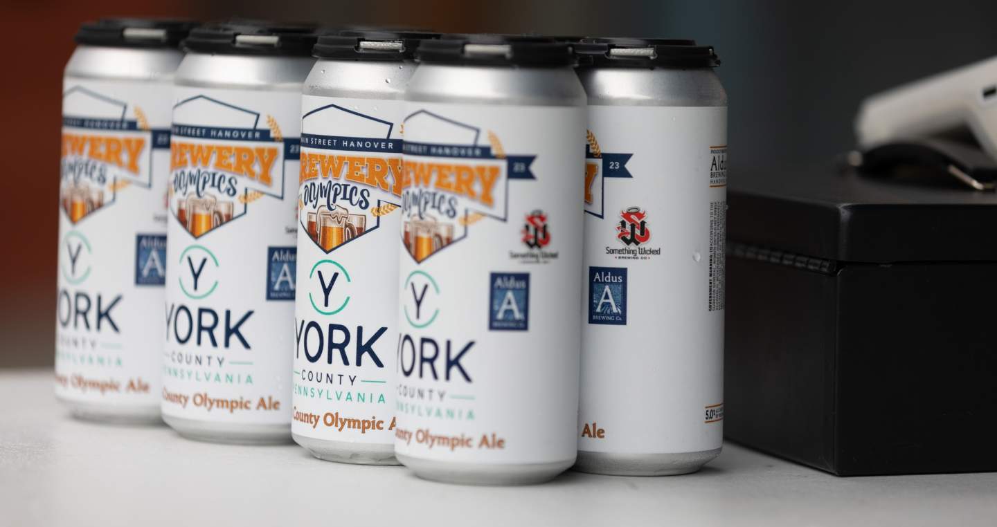 beer sponsored by Explore York for Brewery Olympics