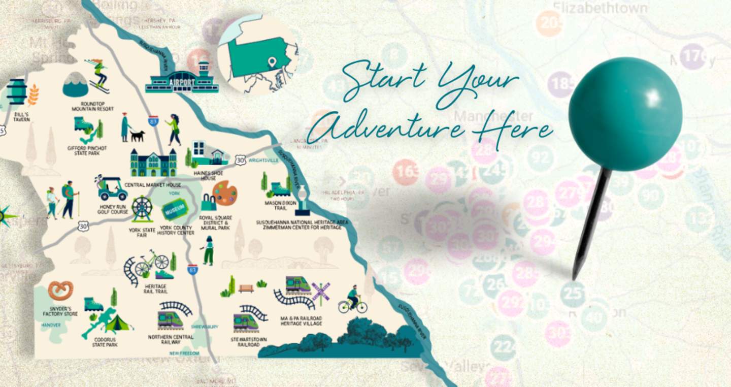 York County Map Header