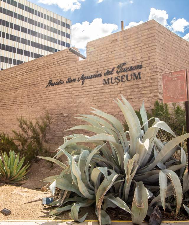 Exterior of the Presidio San Agustin Museum