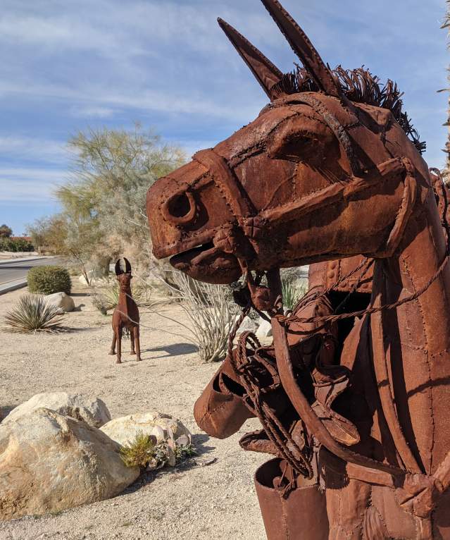 29 Palms Outdoor Art - Ricardo Breceda Sculptures - National Park Dr - North Entrance Joshua Tree National Park