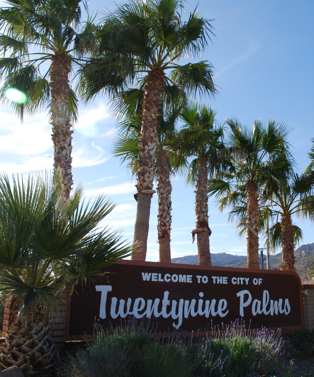 Welcome to Twentynine Palms, California