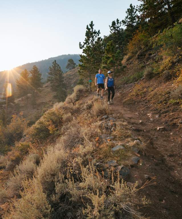 Couple Hiking on Casper Mountain