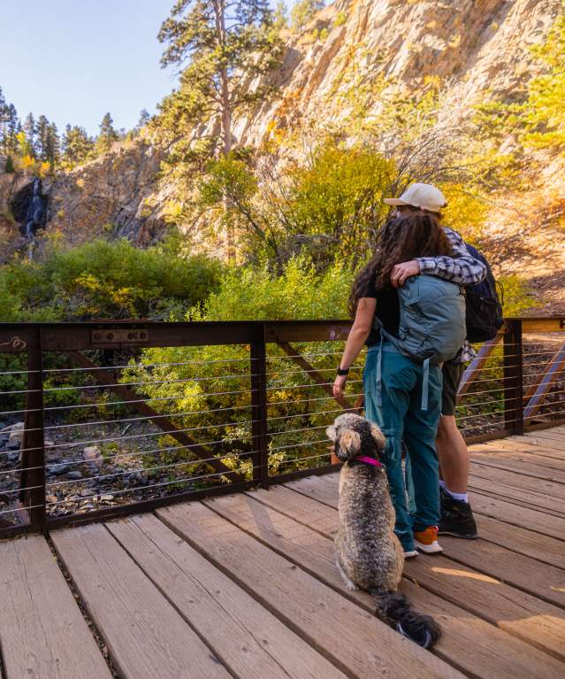 Hiking Garden Creek Falls on Casper Mountain