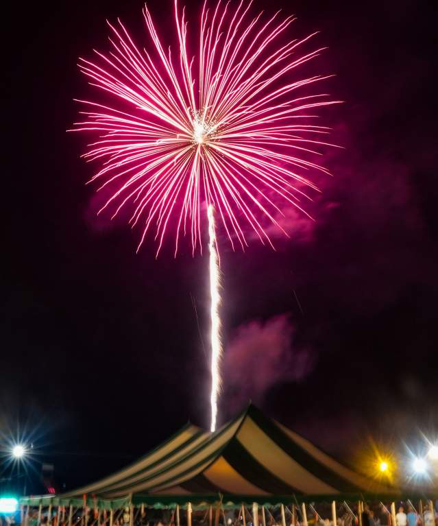 Fireworks at Smoke Eaters Jamboree
