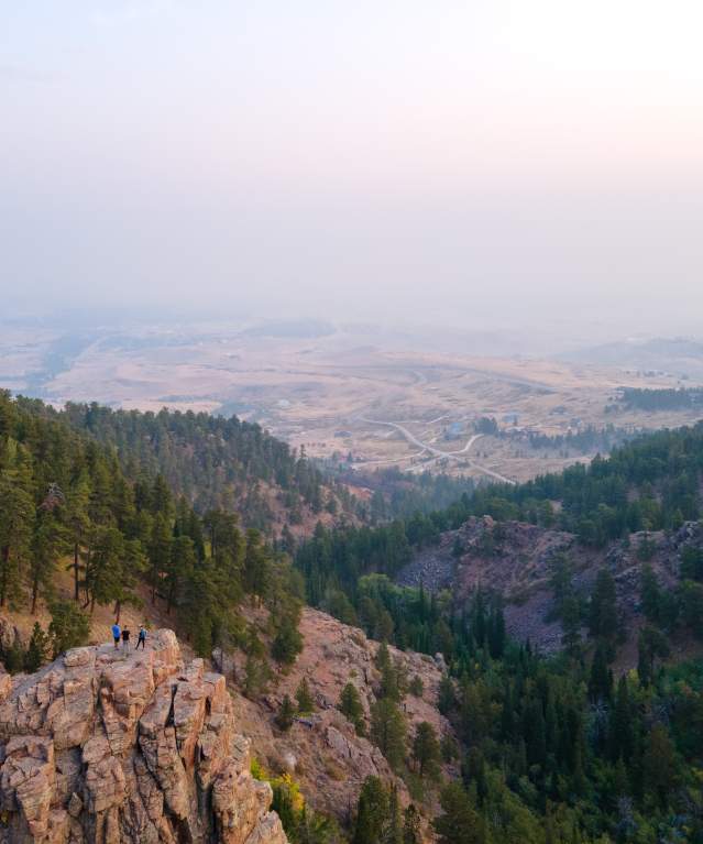 Scenic overlook on the Bridle Trail