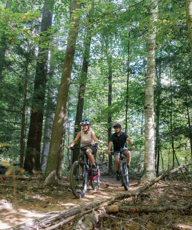 Couple Mountain Biking