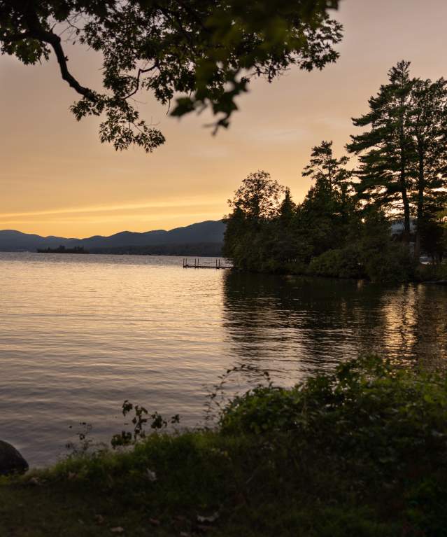Sunset on Lake George