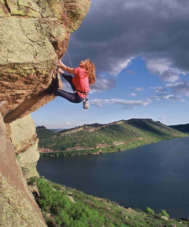 Climbing Horsetooth in Summer