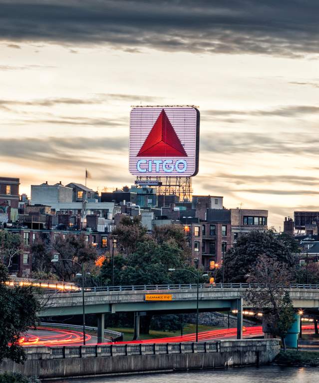 Citgo sign at dusk